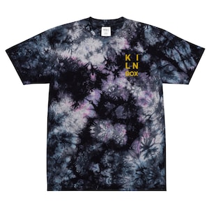 T-shirt oversize Kiln Box Comfort Pottery tie-dye, maglietta, unisex