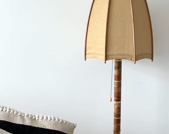 Mid Century Modern Floor Lamp, Wooden Standing Lamp for Living Room, Wood Furniture, Bedroom Lighting, Home Decor, Housewarming Gift, Lamps
