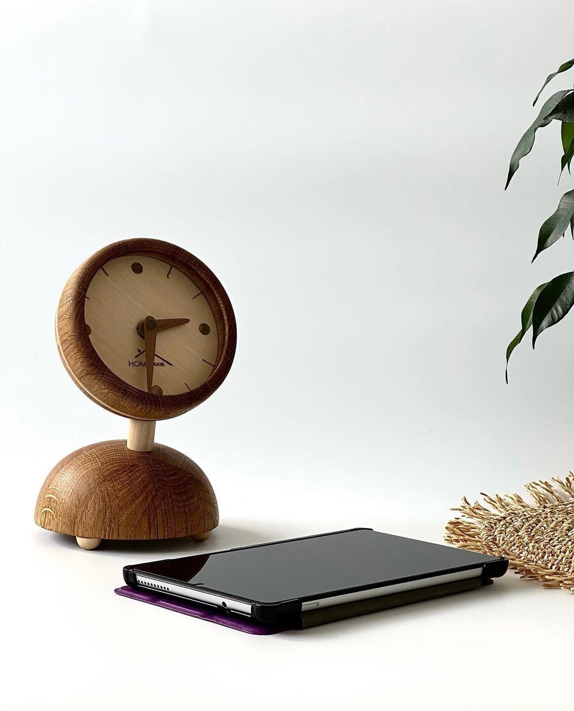 Table Clock, Desk Clock, Wood Clock, Design Table Clock, Wood Table ...