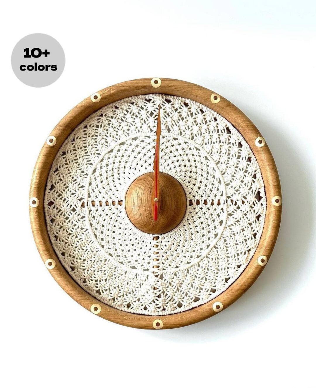 Wall Clock Unique, Macrame Wall Hanging, Clocks for Wall, Personalised ...