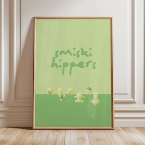 Smiski, Smiski Hippers, Smiski Wall Art, Divertente arte da toilette, Divertente arte da bagno, Arte da parete per il bagno, Arte da toilette, Arte da parete per bambini, Arte da parete kawaii