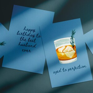 Tarjeta de cumpleaños de whisky / Tarjeta de cumpleaños para él / Tarjeta de cumpleaños de papá / Tarjeta de cumpleaños de novio / Tarjeta de cumpleaños de hombre / Plantilla de Canva editable