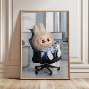 Labubu, Labubu Poster, The Monsters, Labubu Wall Art, Kids Wall Art, Furry Wall Art, Labubu Toy, Labubu Keychain, Funny Office Wall Art