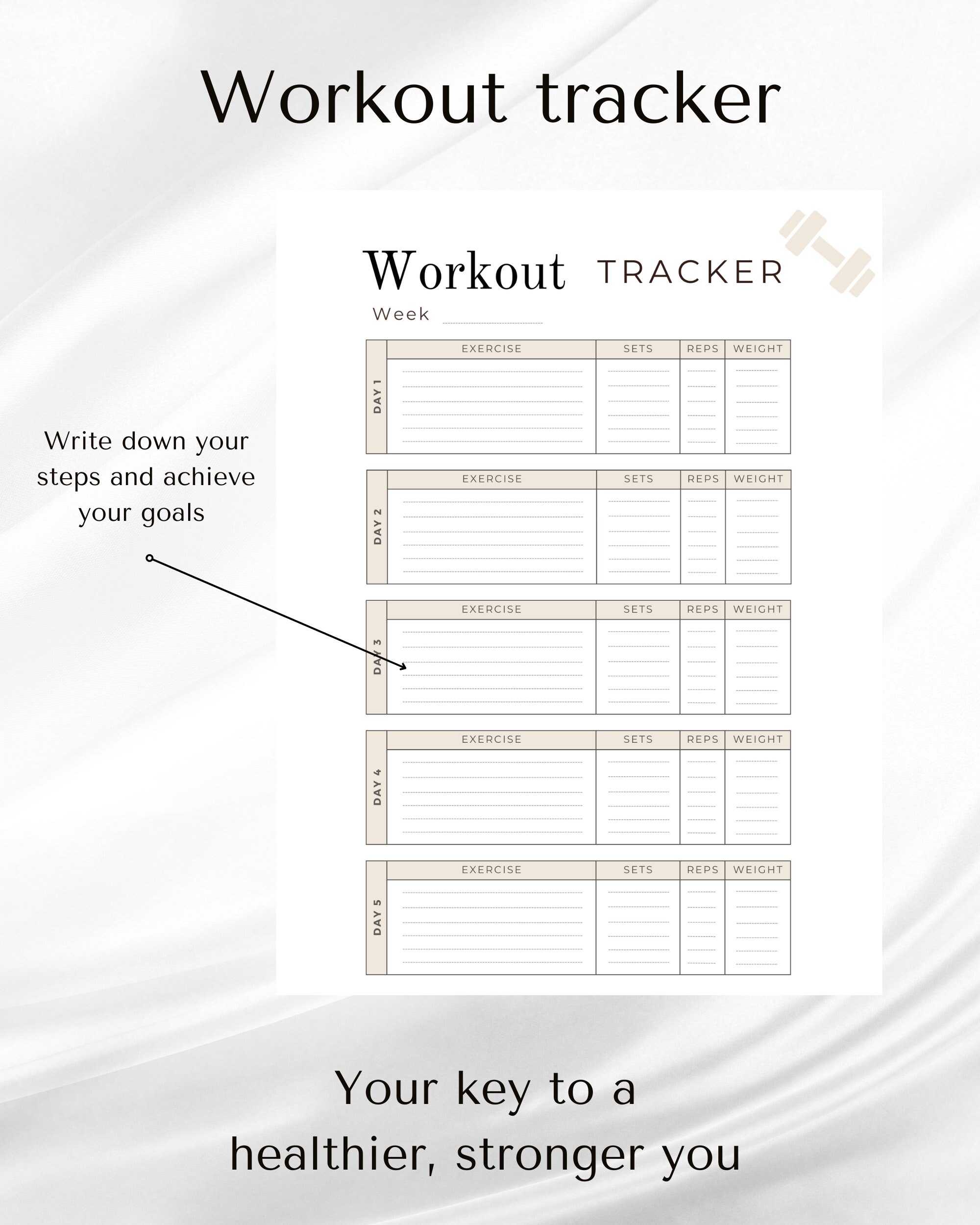 Workout Tracker, Steps Tracker, Calendar 2024 Printable, Multiple ...