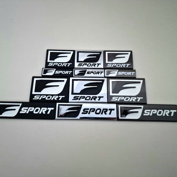 Lexus F Sport 3D Metal Badge Logo Emblem Sticker Graphic Decal