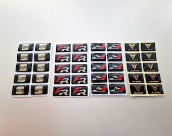 Seat Cupra FR 3D Badge Logo Emblem Sticker Graphic Decal