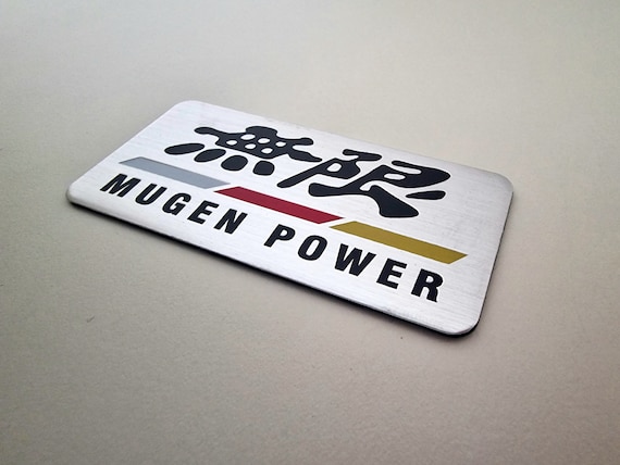 Mugen Power Honda 3D Metal Badge Logo Emblem Sticker Graphic Decal