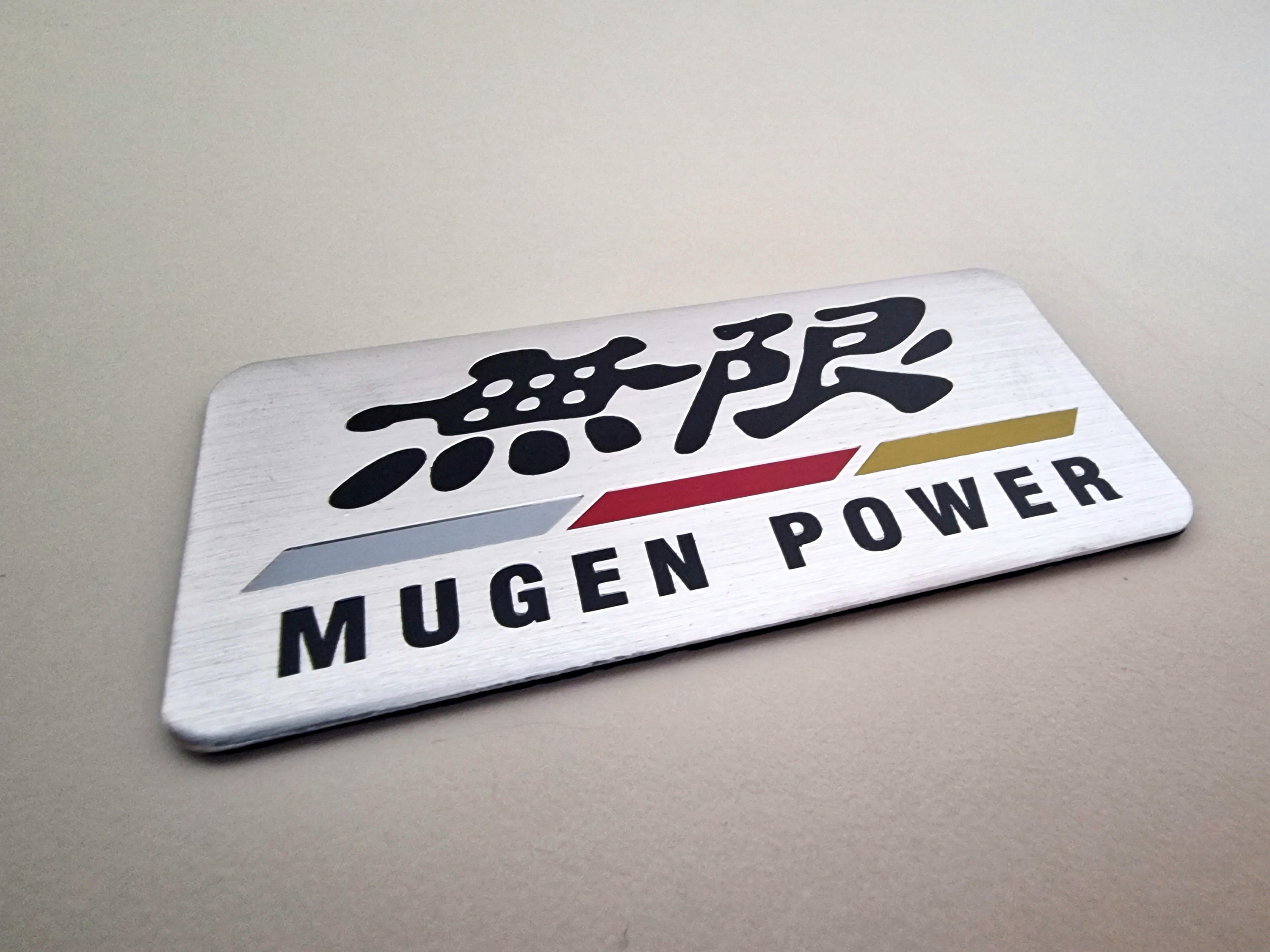 Mugen Power Honda 3D Metal Badge Logo Emblem Sticker Graphic Decal