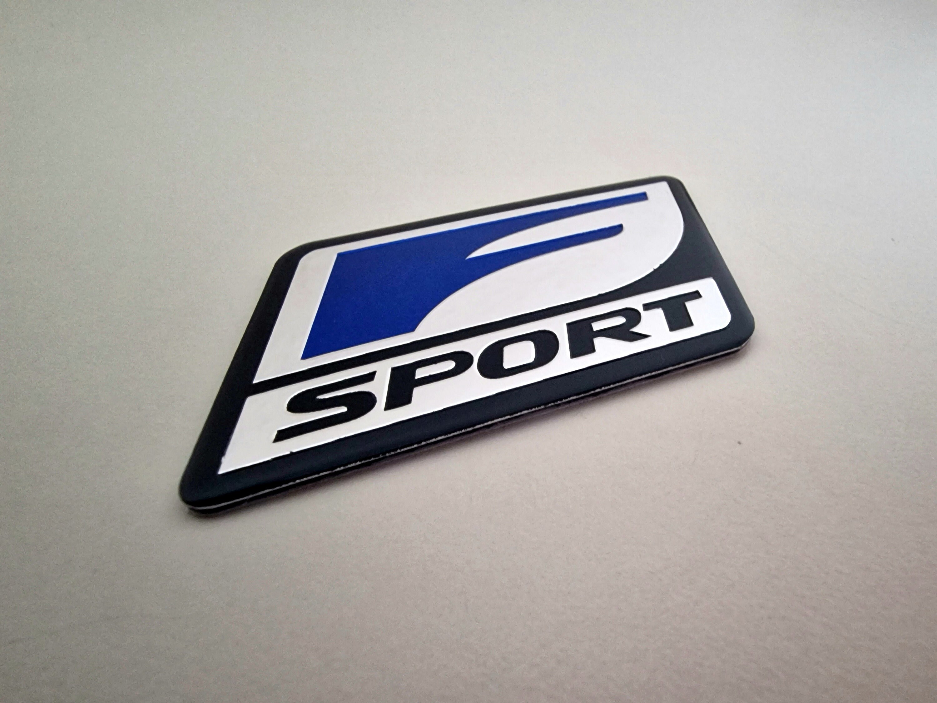 thumbnail image 2 of Oracal Powered By Lexus Racing Decal – Gloss Black Vinyl, 5.5x1 Inch & 2.9x0.35 Inch, 10 Year Warranty 2 of 5