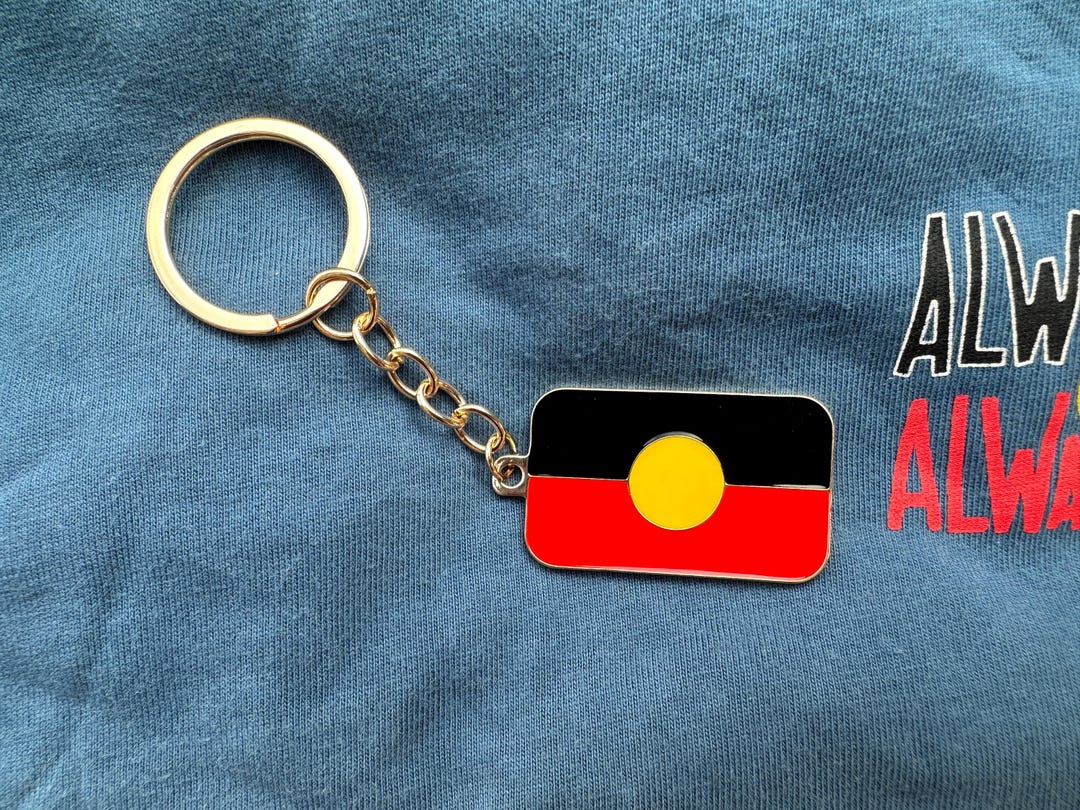 Indigenous Key Rings Aboriginal Flag Keyring: Indigenous Pride & Identity - Etsy Australia