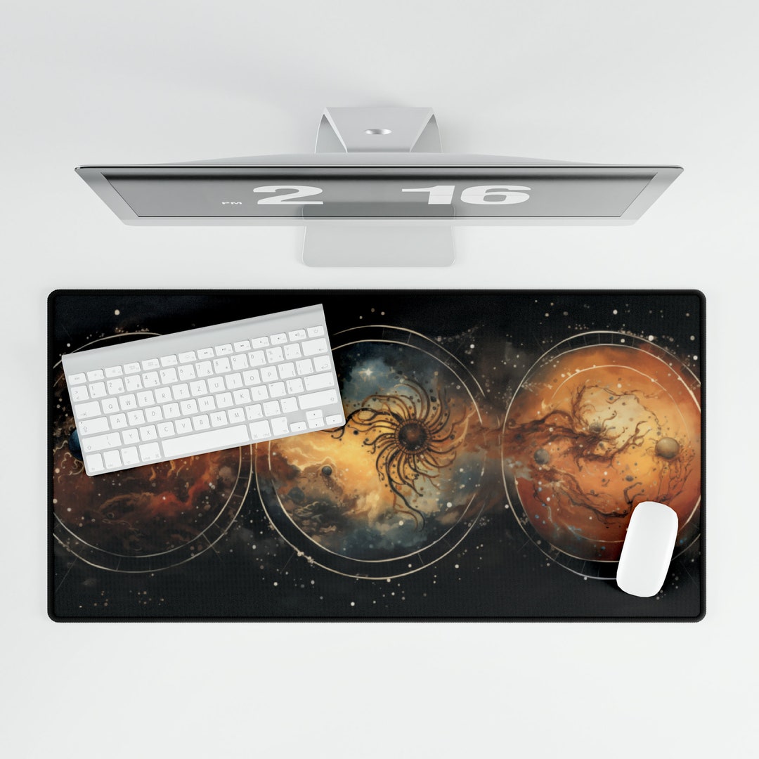 Zodiac Astrology Mouse Pad Large 31.5x15.5 Desk Mat for Computer Work Etsy
