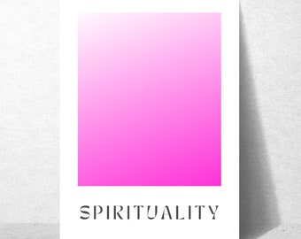 Purple spirituality | Art print | Wall Art | Minimalist design | Classic Decor | poster