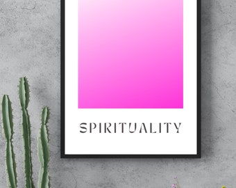 Purple spirituality | Art print | Wall Art | Minimalist design | Classic Decor | Picture in frame