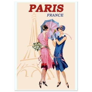 Fashion Advert | Vintage Poster | Paris | Art Deco | French print | Old Publicity| Illustrations |Advertising | Retro