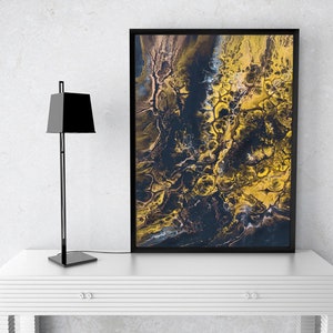 Aldona Kuprė acrylic painting large/small/medium print on canvas, Golden Sunlight
