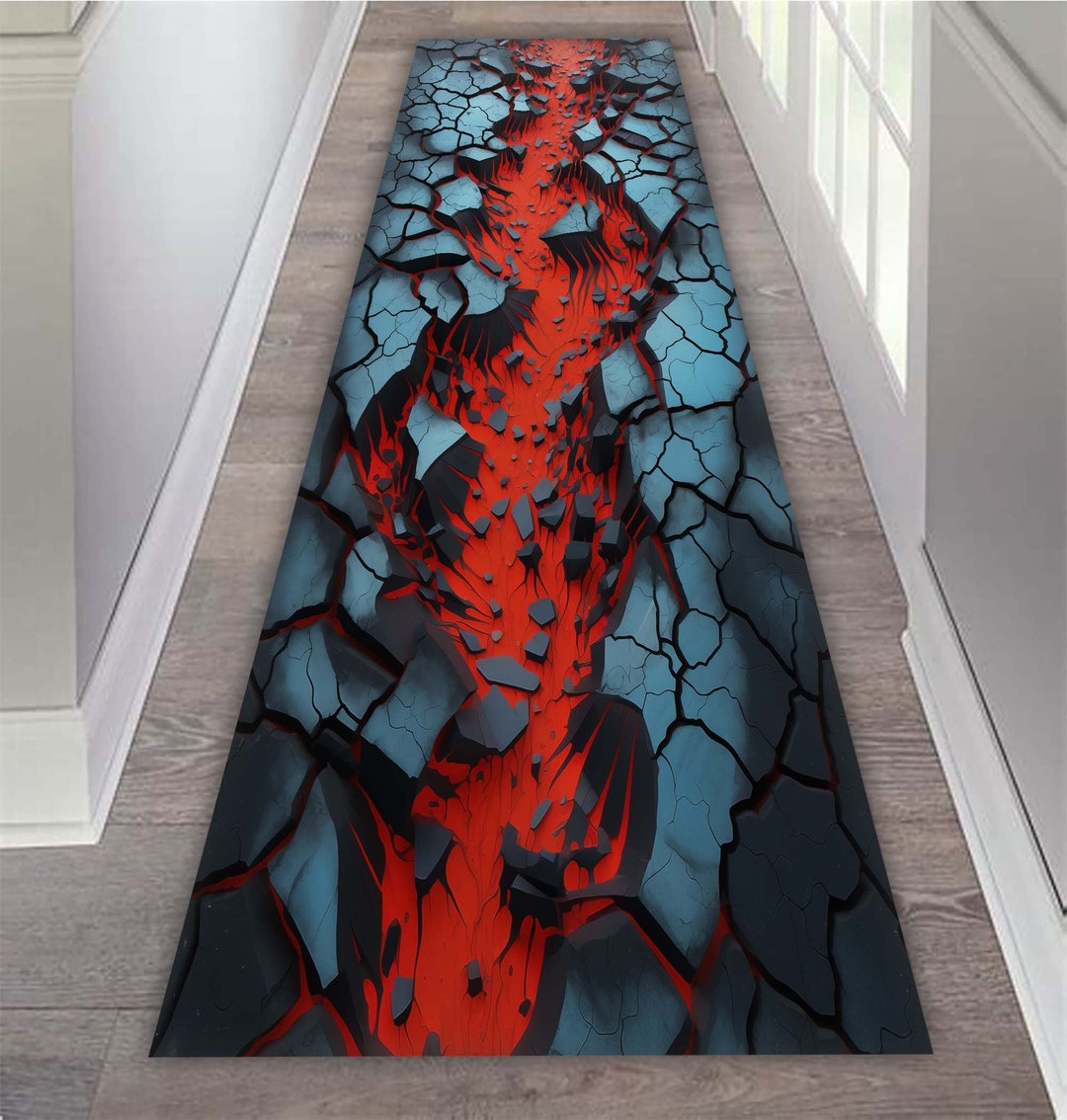 3D Rug, Vortex Rug, 3D Vortex, Runner, Deep Hole Rug, 3D Huge Crack