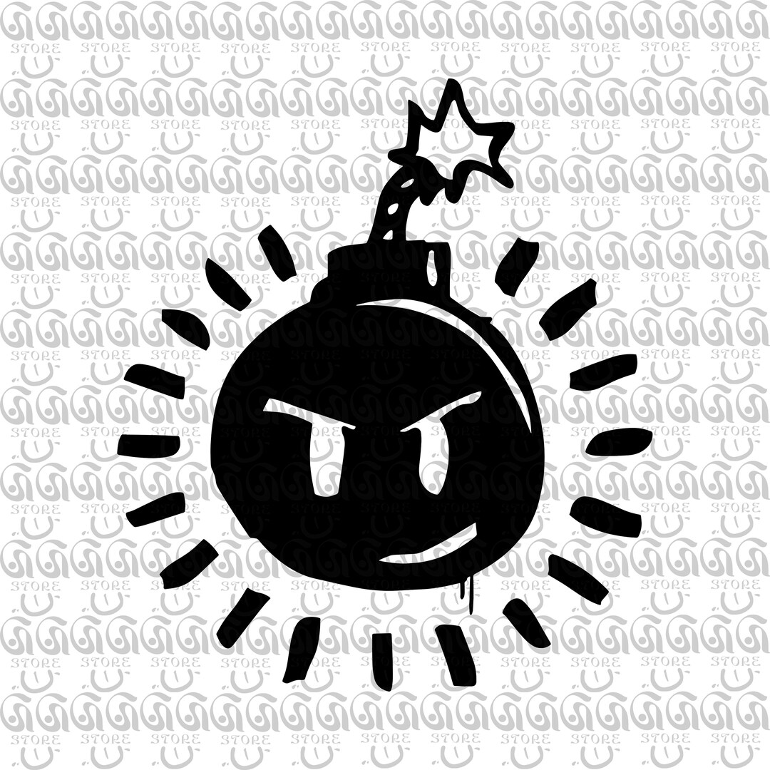 Cartoon Bomb SVG, Bomb DXF, Bomb PNG, Boom Bomb Svg, Groovy Bomb Svg ...