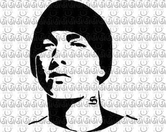 Eminem, Vector Image, Cricut, Cut, Cutting and Printing, Laser Cutting, Stickers, DIY Crafts, Png, Ai, Eps, DXF, Svg Digital Download