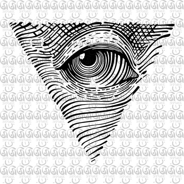 All Seeing Eye Triangle SVG, Benjamin Franklin SVG,  Freemasons SVG, Illuminati Eye Svg, Money Svg, Files for Cricut, Png, Ai, Eps, Dxf, Svg