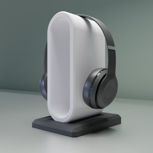 Design and Modern Headphone Stand - Audio Headphone Holder for Gamers and Office Decoration