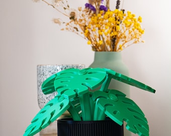 Monstera Lego  Knstliche Pflanze fr moderne Inneneinrichtung oder  Kinderzimmerdekoration  3D-Druck Frankreich - Etsy.de