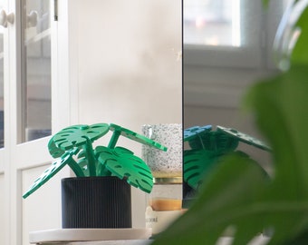 Monstera Lego - Artificial Plant for Modern Interior Decoration or  Children's Room Decoration - 3D Printed in France