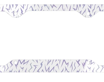 Demon Tattoo Decorative License Plate Frame, Kpop Demon Hunters Inspired Car Accessory