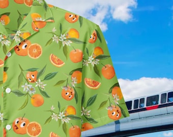 Orange Bird Camp Shirt | Epcot Button Down