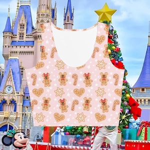 2025 Very Merry Christmas Party, Jollywood, Christmas Crop Top, Gingerbread Crop Top, Womens Adult Sizes