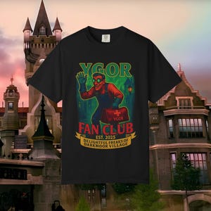 T-shirt Ygor fanclub, shirt episch universum, T-shirt Dark Universe, uniseks T-shirt comfort kleuren, noodlijdend