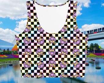 Figment Inspired Crop Top, EPCOT, Festivals, Adult Women's, Park Outfit