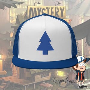 Gravity Falls Dipper Pines Inspired, Trucker Cap