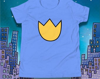 Dogman Badge Shirt for Kids | Youth Comic Hero Tee