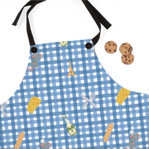 Remy Apron, Ratatouille Apron, Little Chef, Anyone Can Cook, Epcot Apron, Food Wine Apron, French Cooking Apron