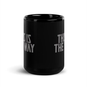 Black Glossy Mug