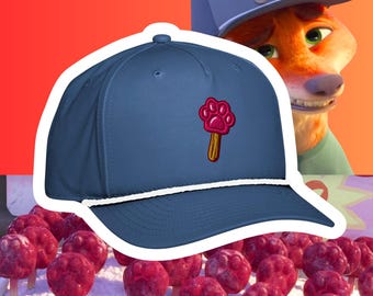 Nick Wilde Hat, Zootopia Embroidered Fox Cap, Disney Adult Dad Hat