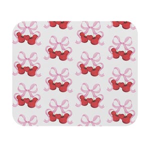 Tappetino per mouse Disney Forniture per ufficio Disney Nastro Disney Decorazione ciliegia Testa di Topolino ciliegia Regalo Cancelleria Disney Tappetino per mouse Topolino e Minnie