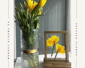Pressed Flower Frame - Tulips
