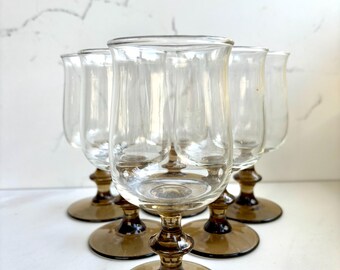 Libbey - Tawny Impromptu - Flat Tumblers - Set of 6 - 8oz. - 3 1/8" - Etsy