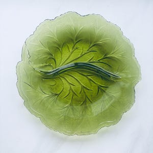 Vintage Indiana glass divided serving tray.