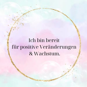 Cartes d’affirmation du printemps – 20 cartes aquarelles pour l’amour de soi, l’abondance et la croissance | Ensemble de manifestations numériques
