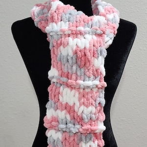 handknitted loop scarf