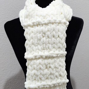 handknitted loop scarf