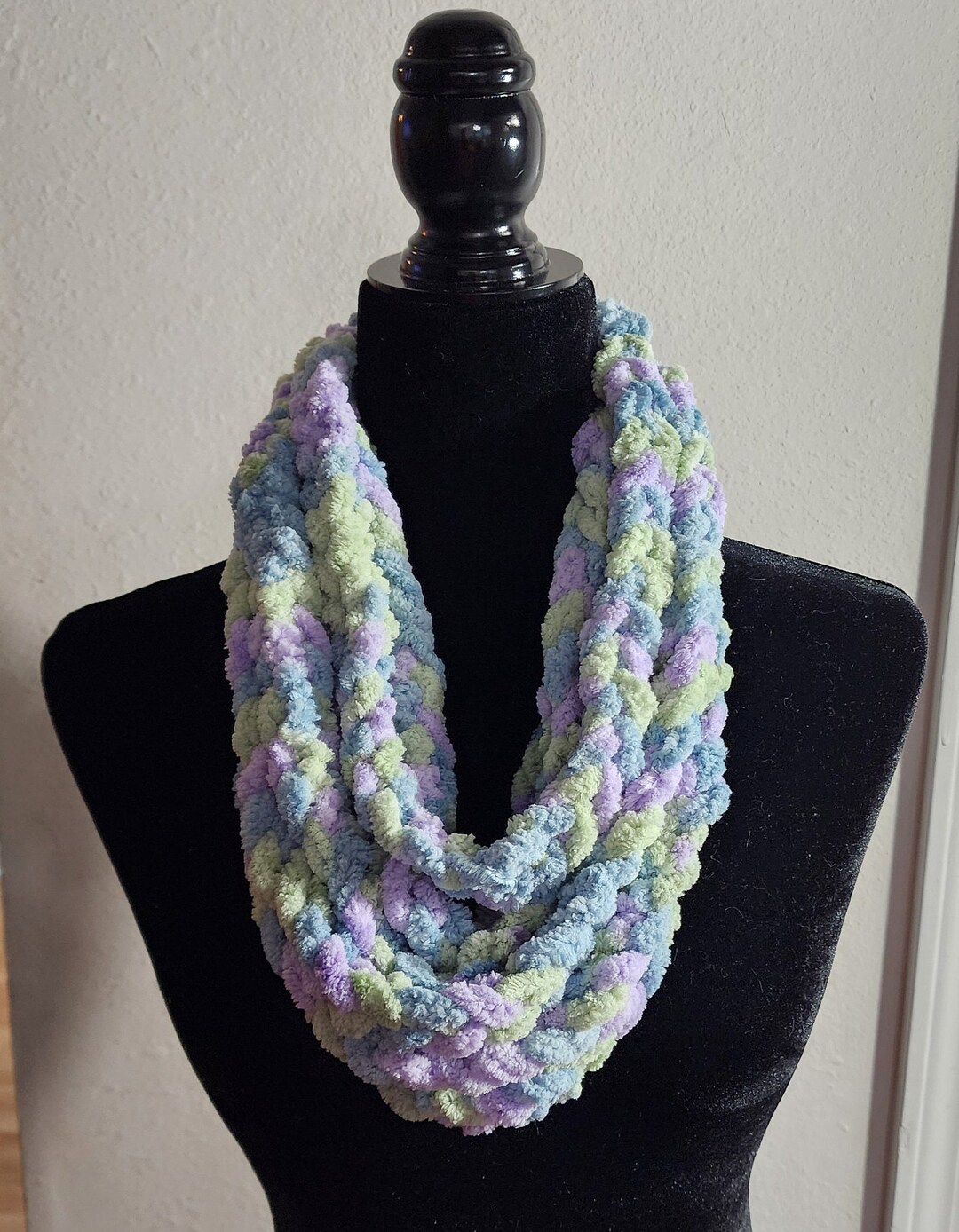 Hand Knit Infinity Scarf - Etsy