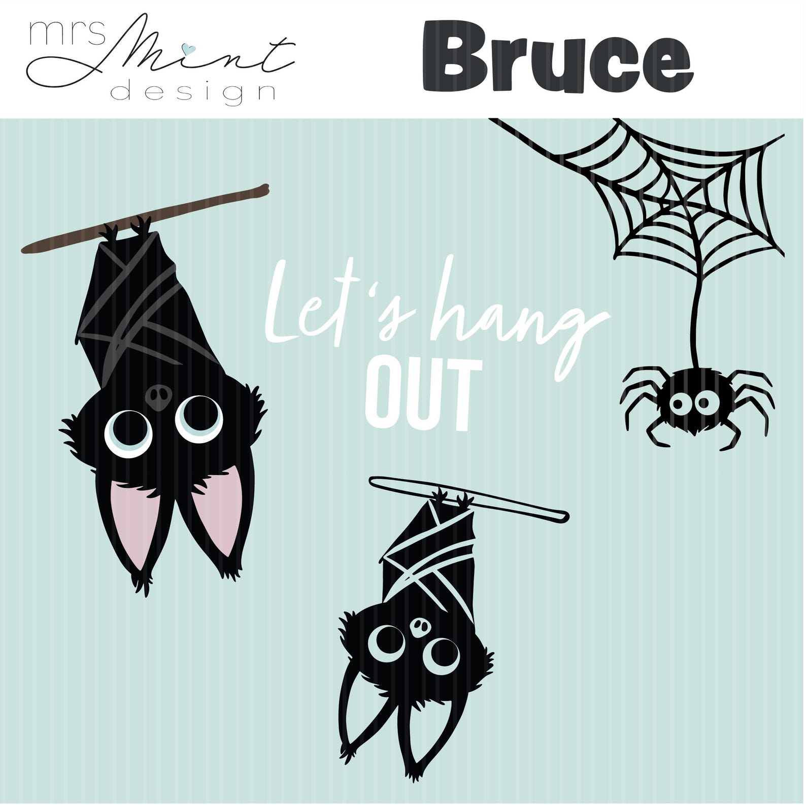 Plotter File - Bruce & Friends Bat - Svg - Dxf - Cutting File ...