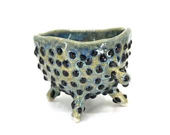 Cone 6/7 Midfire Drippers Frosty Gloop Glaze - Coal Black