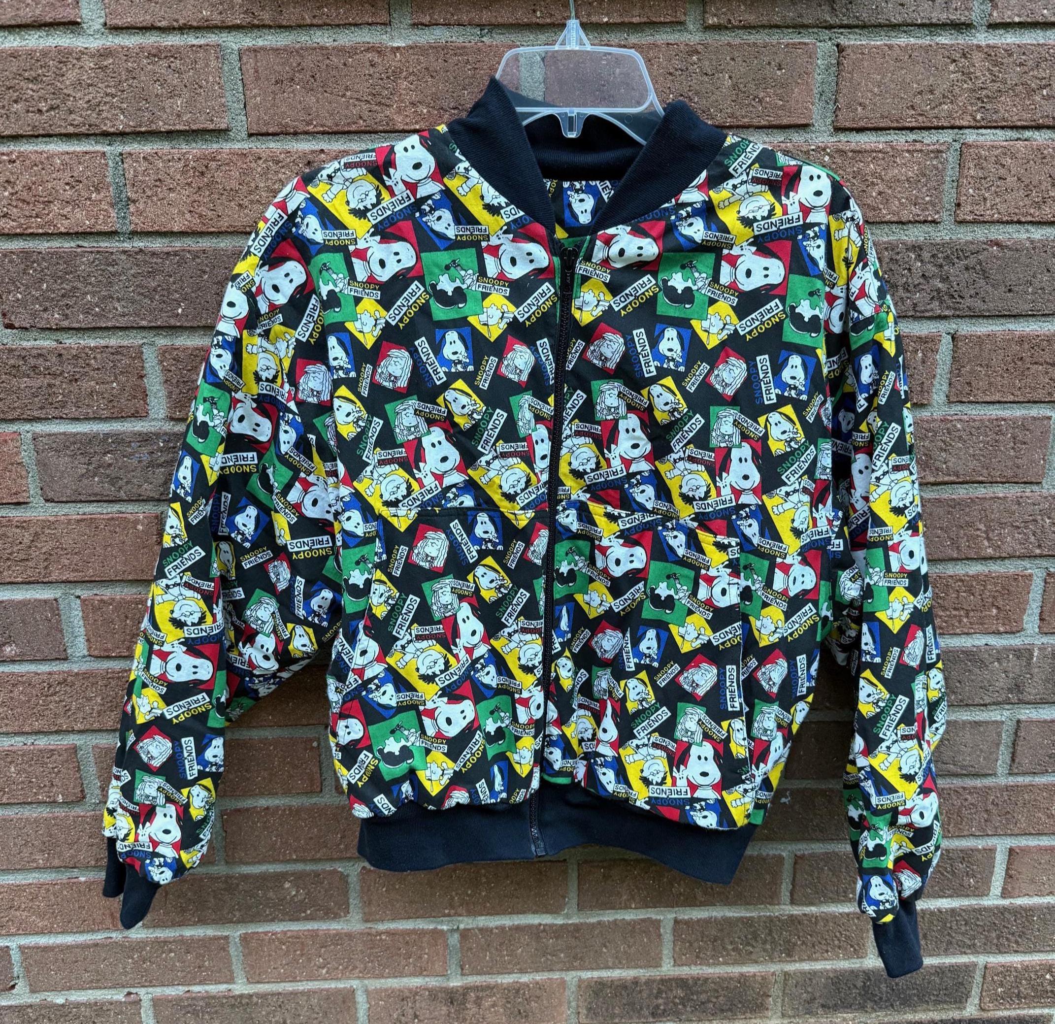 Snoopy Bomber Jacket - Etsy