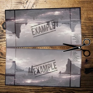 Magic the Gathering MTG Two Player-head to Head Printable Game Play Mat ...