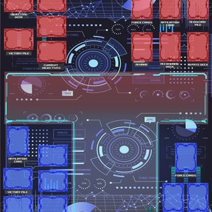 Star Wars The Card Game (LCG) SOLO Variant Printable Game Play Mat 76.5 x 87 cm