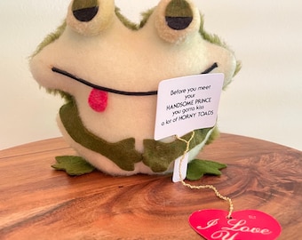 Vintage Merrythought Frog Soft Toy Plush Green Sitting Stuffed